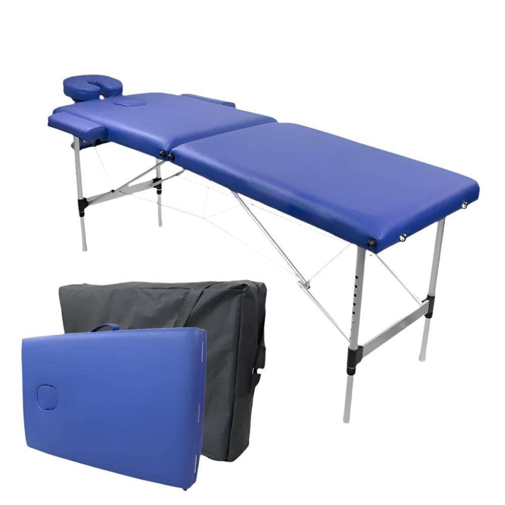 Table de massage pliante en aluminium – 186 x 60 cm –